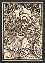 Albrecht DÃ¼rer (German, 1471 - 1528), The Virgin Nursing the Christ Child  with Four Angels, c.
