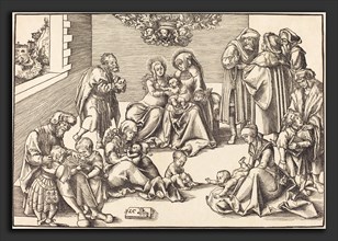 Lucas Cranach the Elder (German, 1472 - 1553), The Holy Kinship, woodcut