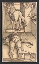 Hans Baldung Grien (German, 1484-1485 - 1545), The Bewitched Groom, 1544, woodcut