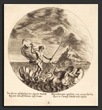 Georg Andreas Wolfgang, the Elder (German, 1631 - 1716), Deucalion and Pyrrha Land on Parnassus,