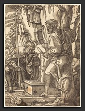 Anton Woensam (German, active c. 1500 - 1541), Saints Philip and Bartholomew by a Spring, 1529,