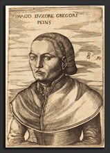 After Georg Pencz (German, c. 1500 - 1550), Wife of Georg Pencz, engraving