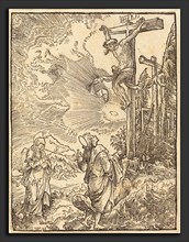 Wolf Huber (German, c. 1485-1490 - 1553), The Crucifixion, woodcut