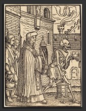 Hans Holbein the Younger (German, 1497-1498 - 1543), Parish Priest, woodcut