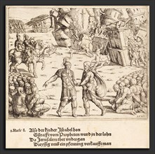 Augustin Hirschvogel (German, 1503 - 1553), The Victory of Judas Maccabeus Over Niccanor, 1547,