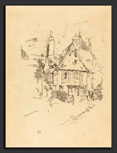 James McNeill Whistler (American, 1834 - 1903), Gabled Roofs, Vitre, 1893, lithograph