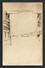 James McNeill Whistler (American, 1834 - 1903), Under Old Battersea Bridge, 1879, etching and