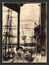 James McNeill Whistler (American, 1834 - 1903), Rotherhithe, 1860, etching