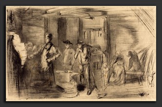 James McNeill Whistler (American, 1834 - 1903), The Forge, 1861, etching