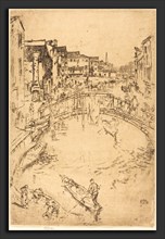 James McNeill Whistler (American, 1834 - 1903), The Bridge, 1879-1880, etching