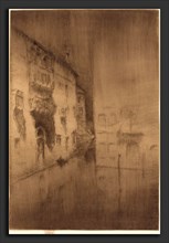 James McNeill Whistler (American, 1834 - 1903), Nocturne: Palaces, 1879-1880, etching and drypoint
