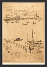 James McNeill Whistler (American, 1834 - 1903), Upright Venice, 1880, etching