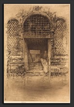 James McNeill Whistler (American, 1834 - 1903), The Doorway, 1880, etching