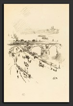 James McNeill Whistler (American, 1834 - 1903), Waterloo Bridge, 1896, lithograph