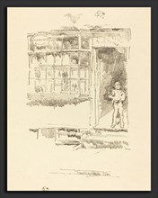 James McNeill Whistler (American, 1834 - 1903), The Barber's Shop in the Mews, 1896, lithograph