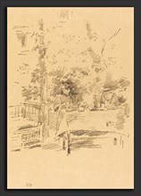 James McNeill Whistler (American, 1834 - 1903), Tete-a-Tete in the Garden, 1894, lithograph