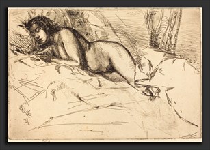 James McNeill Whistler (American, 1834 - 1903), Venus, 1859, etching and drypoint in black on cream