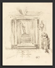James McNeill Whistler (American, 1834 - 1903), Staircase, 1891, lithograph