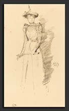 James McNeill Whistler (American, 1834 - 1903), Gants de SuÃ¨de, 1890, lithograph on cream laid