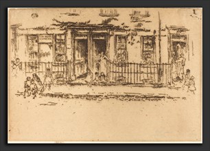 James McNeill Whistler (American, 1834 - 1903), Justice Walk - Chelsea, c. 1886-1888, etching