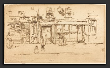 James McNeill Whistler (American, 1834 - 1903), York Street, Westminster, c. 1886-1888, etching