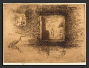 James McNeill Whistler (American, 1834 - 1903), Nocturne: Furnace, 1880, etching and drypoint