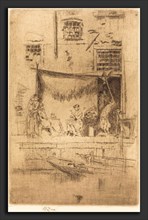James McNeill Whistler (American, 1834 - 1903), Fruit-Stall, 1880, etching and drypoint