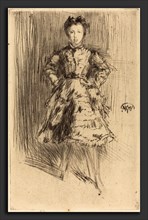 James McNeill Whistler (American, 1834 - 1903), Elinor Leyland, 1873, drypoint