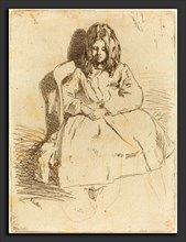 James McNeill Whistler (American, 1834 - 1903), Annie Seated, 1858, etching