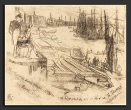 James McNeill Whistler (American, 1834 - 1903), The Little Pool, 1861, etching