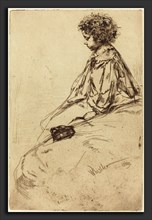 James McNeill Whistler (American, 1834 - 1903), Bibi Lalouette, 1859, etching and drypoint in dark