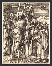 Albrecht DÃ¼rer (German, 1471 - 1528), The Descent from the Cross, probably c. 1509-1510, woodcut