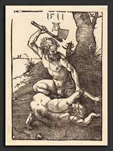 Albrecht DÃ¼rer (German, 1471 - 1528), Cain Killing Abel, 1511, woodcut