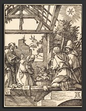 Albrecht DÃ¼rer (German, 1471 - 1528), The Nativity, probably c. 1509-1510, woodcut