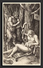 Albrecht DÃ¼rer (German, 1471 - 1528), Satyr's Family, 1505, engraving on laid paper
