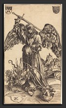 Lucas Cranach the Elder (German, 1472 - 1553), The Archangel Michael Weighing a Soul, 1506, woodcut