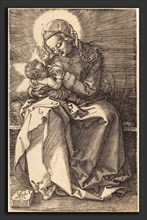 Albrecht DÃ¼rer (German, 1471 - 1528), The Virgin Nursing the Child, 1519, engraving