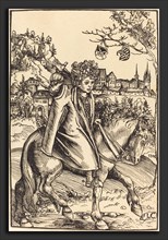 Lucas Cranach the Elder (German, 1472 - 1553), A Saxon Prince on Horseback, 1506, woodcut