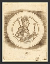 Sebald Beham (German, 1500 - 1550), Medal of King Ferdinand of Hungary and Bohemia, engraving