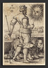 Sebald Beham (German, 1500 - 1550), Sol, engraving