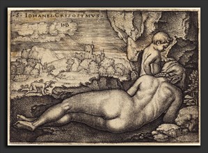 Sebald Beham (German, 1500 - 1550), Penance of Saint Chrysostomus, engraving