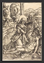 Hans Baldung Grien (German, 1484-1485 - 1545), Lamentation for Christ, 1510, woodcut