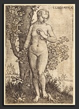 Barthel Beham (German, 1502 - 1540), Cleopatra, 1524, engraving