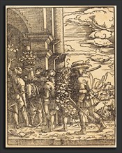 Albrecht Altdorfer (German, 1480 or before - 1538), Joshua and Caleb, in or after 1520, woodcut