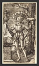 Albrecht Altdorfer (German, 1480 or before - 1538), Knight in Armour with Bread and Wine, c.