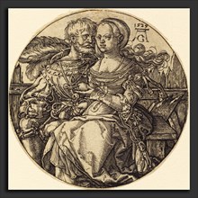 Heinrich Aldegrever (German, 1502 - 1555-1561), A Couple of Lovers Seated, 1529