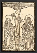German 15th Century, Christ on the Cross, 1486-1488, woodcut