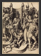 Martin Schongauer (German, c. 1450 - 1491), Christ before Pilate, c. 1480, engraving on laid paper