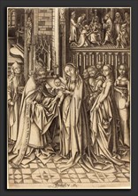 Israhel van Meckenem after Hans Holbein the Elder (German, c. 1445 - 1503), The Presentation in the