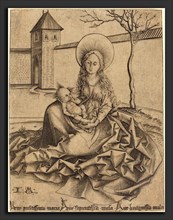 Israhel van Meckenem after Martin Schongauer (German, c. 1445 - 1503), Virgin and Child in a